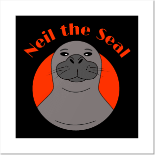 Neil the Seal Posters and Art